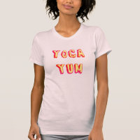 Gradiente de yoga en camiseta