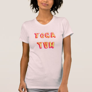 Gradiente de yoga en camiseta