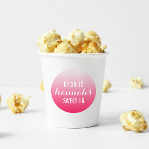 Gradiente magenta ombre dulce dieciséis Pegatinas 