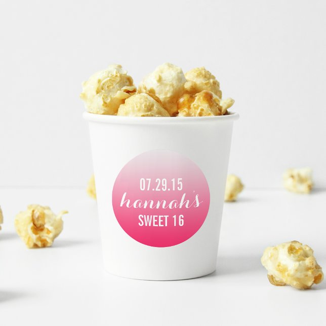 Gradiente magenta ombre dulce dieciséis Pegatinas  (Subido por el creador)