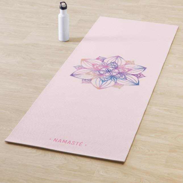 Gradiente Mandala Lotus Flor Yoga Mat [8] (In situ)