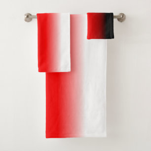 Gradiente negro, rojo y blanco