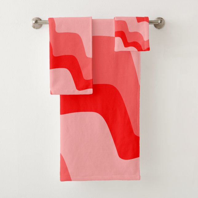 Gradiente ondulado de olas del océano rojo (In situ)