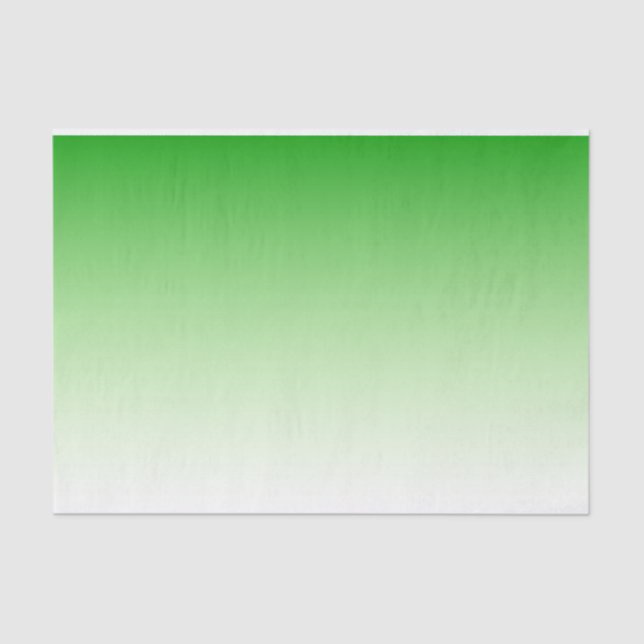 Gradiente Papel de tejido verde oscuro a verde cla (Anverso)