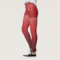 Gradiente rojo brillante, pantalones cortos falsos