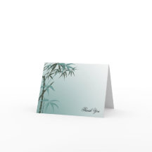 Gradiente Teal Bambú Natural Boda Agradecimiento