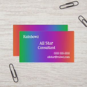 Gradientes de arcoiris profundos para tarjetas de 