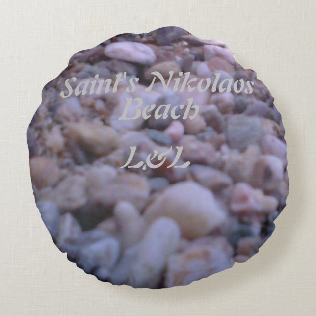 Grado de almohada redonda Un algodón "Artista:Natu (Reverso)