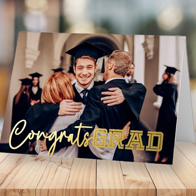 Grado de Felicitaciones Foto de graduación moderna (Subido por el creador)