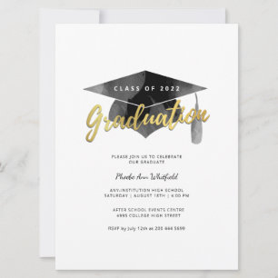 Grado de graduación Minimalista de tipografía simp
