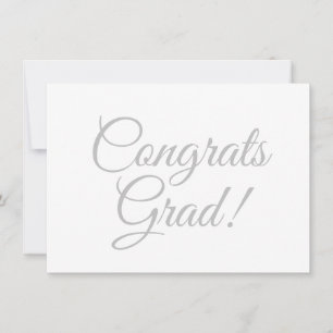 Grados de felicitación caligrafía de escritura gri