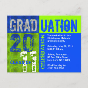 Graduación 2011 Invitación del partido Verde Azul
