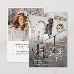 Graduación 2024 Invitación de fotografía de grado