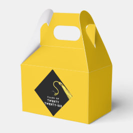 Graduación 2025 Cajas de Favor Amarillo