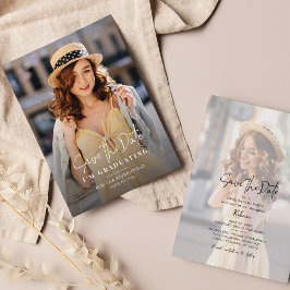 Graduación 2025 Foto Guardar anuncio de fecha