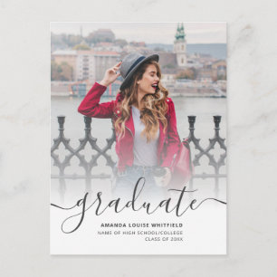 Graduación 2025 Invitación de fotografía de grado