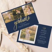 Graduación 2025 Invitación de grado de Collage de