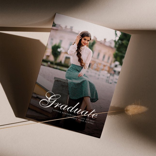 Graduación 2025 Invitación moderna de posgrado (Subido por el creador)