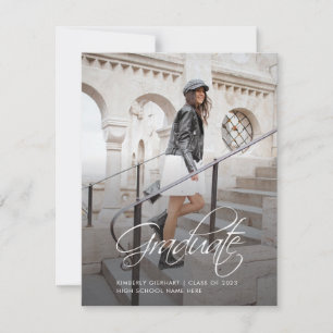 Graduación 2025 Script Photo Grad Invitación