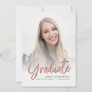 Graduación 2025 Script Photo Grad Invitación
