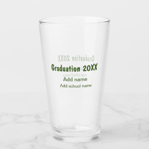 Graduación 20XX añadir nombre de año escuela verde