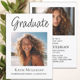 Graduación 2 Foto Partido de Graduación Blanca