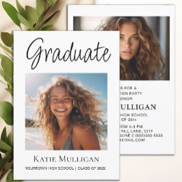 Graduación 2 Foto Partido de Graduación Blanca