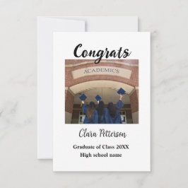 Graduación añadir clase de nombre de 20xx congrats