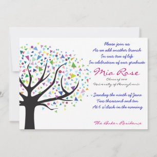 Graduación Árbol de la Clase de Invitación a la Vi