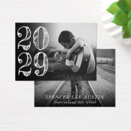 Graduación artística | Invitación simple de fotos