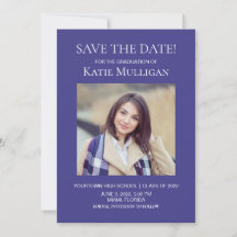 Graduación Azul 2 Foto Guardar fecha Clase 2022