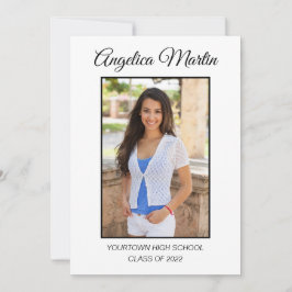 Graduación blanca 3 Clase fotográfica 20XX