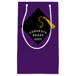 Graduación Bolsa Purple de regalo pequeño