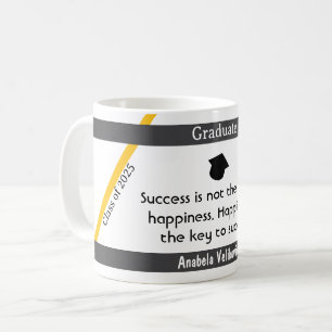 Graduación cita 3 tazas de café
