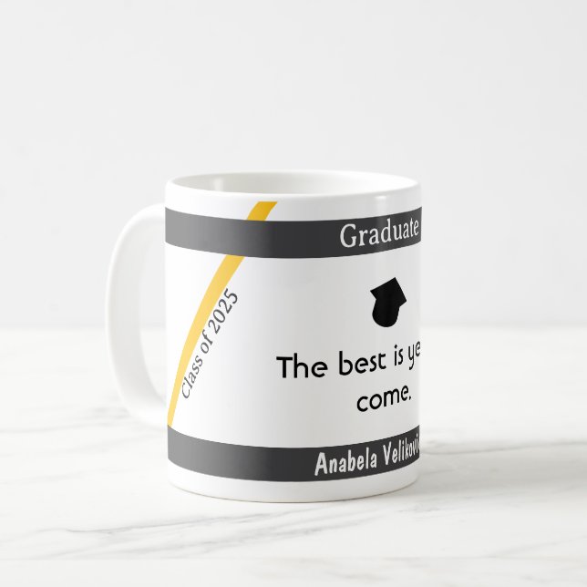 Graduación cita 5 taza de café (Anverso izquierdo)