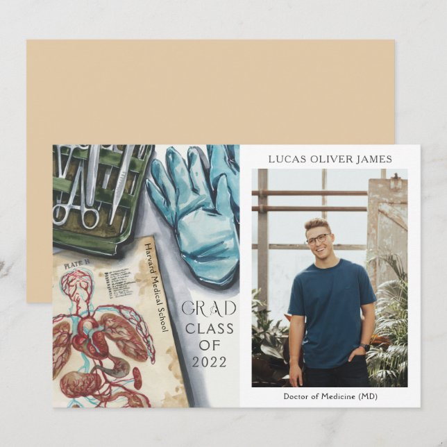 Graduación Clase de 2022 Médica de Medicina (Anverso / Reverso)