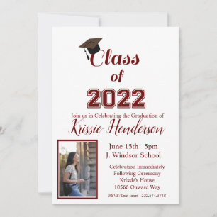 Graduación, Clase de 2023, Invitación fotográfica
