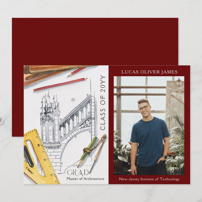 Graduación Clase de Ingeniero de Arquitectura (Anverso / Reverso)