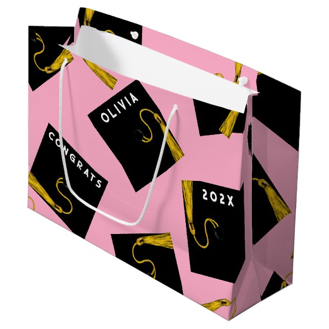 Graduación creativa Bolsa de regalo grande 2025 (Angulo Anverso)