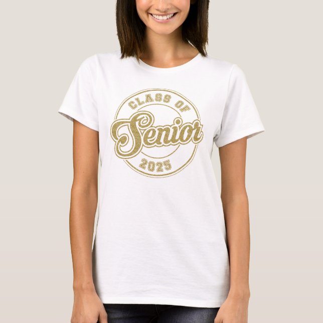 Graduación de clase superior camiseta Personalizad (Anverso)