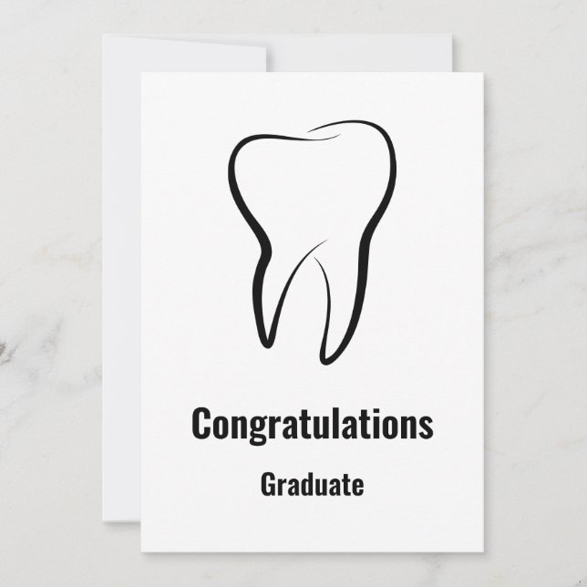 Graduación de Dentología Gráfica Médica Dental (Anverso)