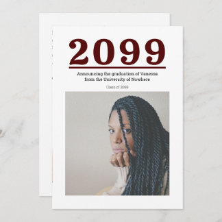 Graduación de dos fotos de Maroon Big Numbers