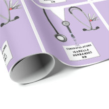 Graduación de enfermería regalos envolver papel