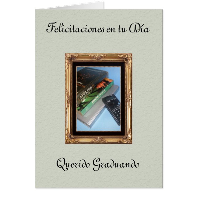 Graduacion de Felicitaciones (Frente)