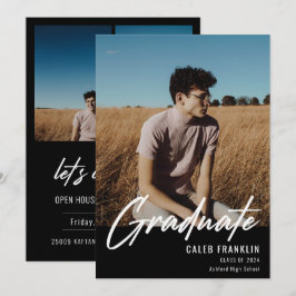 Graduación de fotografía de clase alta de guión mo