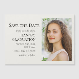 Graduación de fotos en color blanco editable