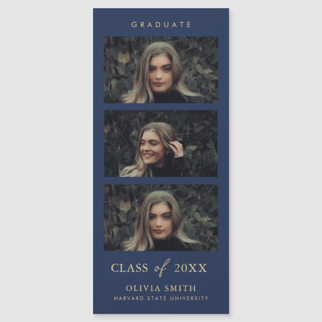 Graduación de franja de fotos magnética marina y d (Anverso)