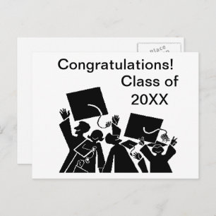Graduación de grupo de postales de 20XX