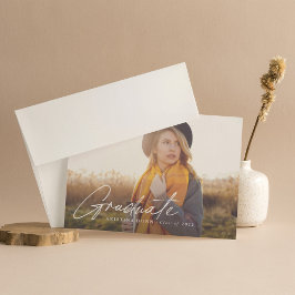 Graduación de guión Invitación a una fiesta fotogr