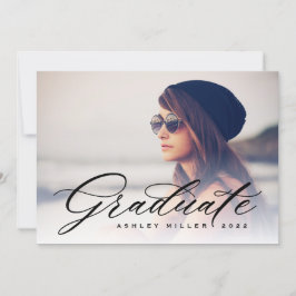 Graduación de guión Invitación a una fiesta fotogr